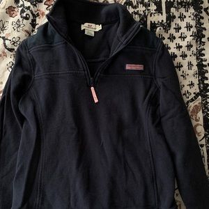 Vineyard vines pullover navy blue with pink